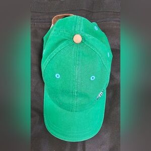 Robert Graham Vibrant Green Cap with Embroidery New Without Tag.